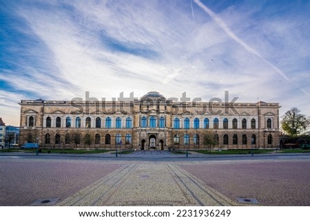 Old Masters Picture Gallery Building view in Dresden