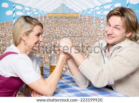 bavarian couple