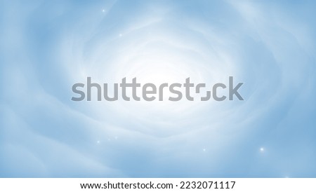 Heavenly Space Cloud infinite background with nebula and stars