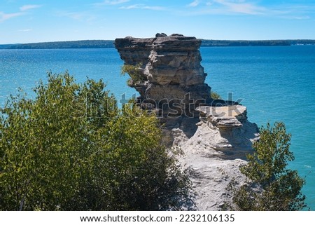 Miner's Castle at Pictured Rocks National Lakeshore in Michigan.
