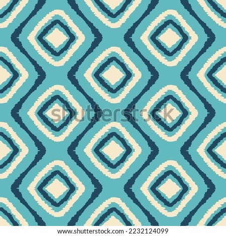 Tribal Ikat Vector Chevron Indian Seamless Pattern. Ethnic southwestern background. Aztec ornament, native american geometric hand drawn print for textile, wallpaper, wrapping paper, home decor design
