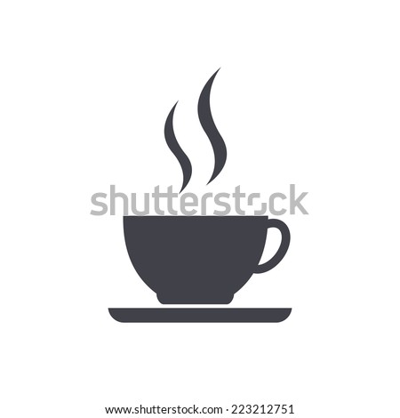 Coffee cup icon Royalty-Free Stock Photo #223212751