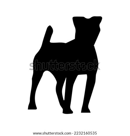 dog black and white logo icon 14