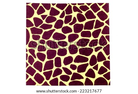 Giraffe spots for background