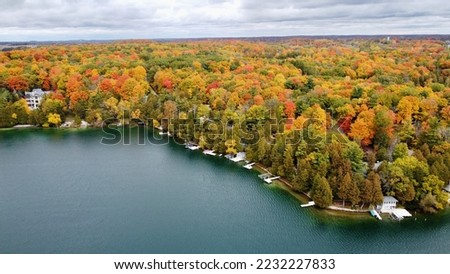 Fall colors in Wisconsin by Elkhart Lake