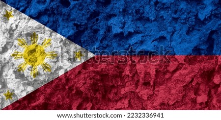 Philippine flag texture as background
