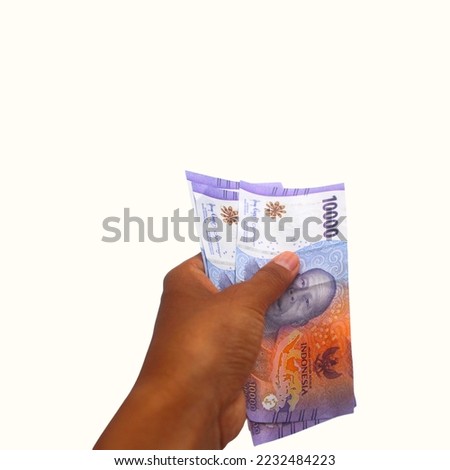 ten thousand rupiah money 2022 edition isolated on white background Royalty-Free Stock Photo #2232484223