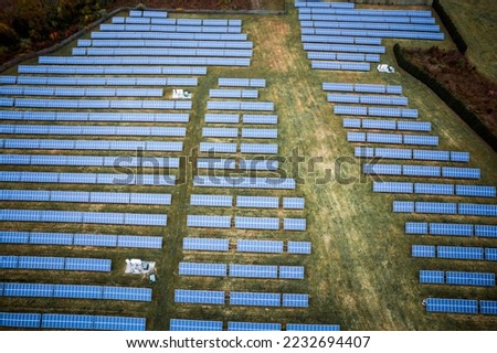 Aerial Drone of Solar Panel