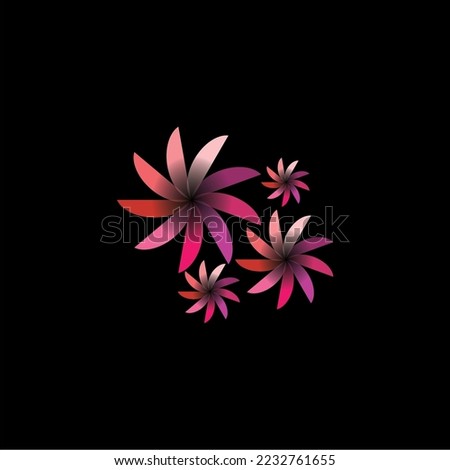pastel color floral pattern background vector