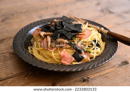 Japanese pasta with Japanese pepper