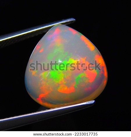 Natural Ethiopian Fire Opal Gemstone