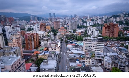 Aerial view of Caracas, from La Florida