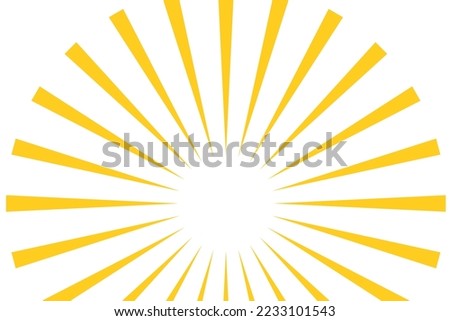 Illustration vector graphic of sunlight, sunbeam geometric. Good for background