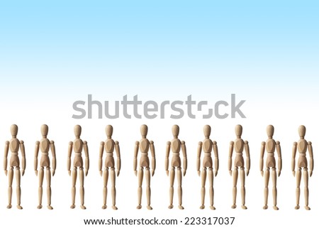 Collection of Artist mannequin in various poses