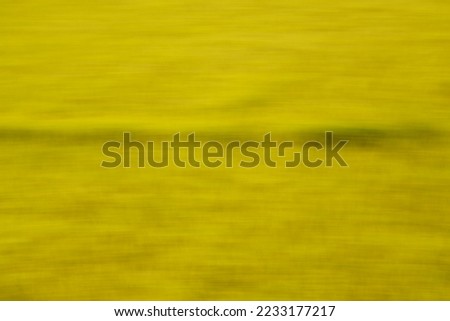 Scenery of harvested rice fields in autumn, photographed using the ICM method