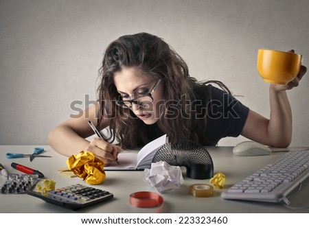 Too busy to stop  Royalty-Free Stock Photo #223323460