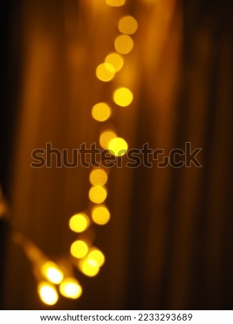 Blurred lights at night market for background
