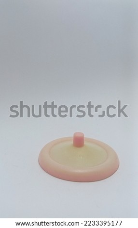 Isolated objects: Plastic Coffee Cup Cover, on white background