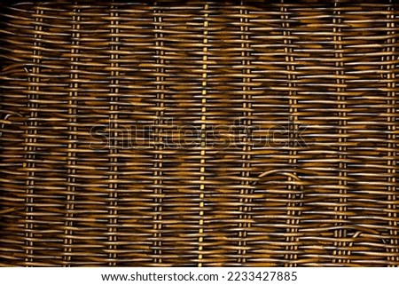 brown wicker basket texture or background, pattern 