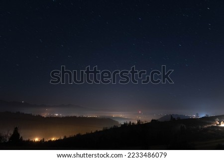 
Night sky over the Tatra Mountains