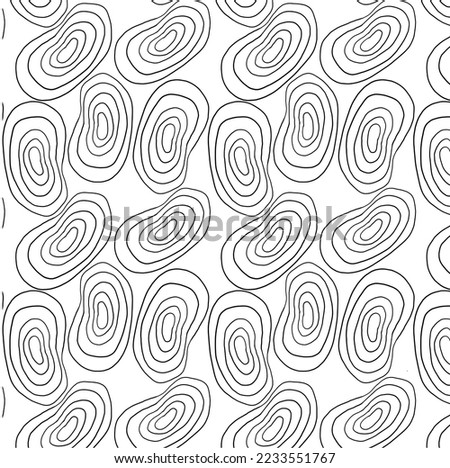 seamless abstract hand drawn circles pattern background. High quality photo