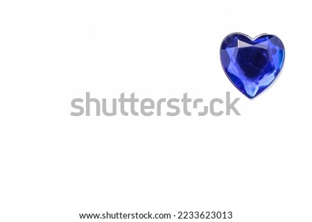 Heart shape on background in love concept for Valentine’s Day, small heart shape representing love