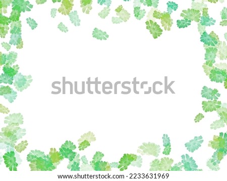 Flower Frame Background Illustration for decoration