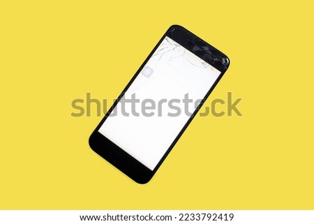 smart phone blank broken screen