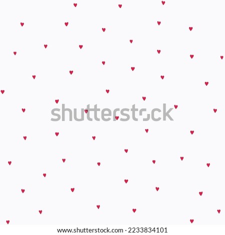 seamless red heart pattern on background Royalty-Free Stock Photo #2233834101
