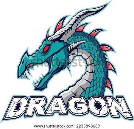 Dragon logo vector design template