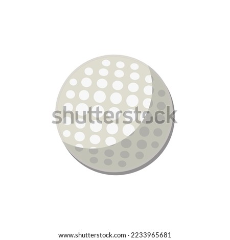 Golf ball sign vector illustration. golf ball icon for sport