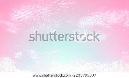 Cloud Sky Pastel Background,Colorful Pink Blue Rainbow Abstract,Soft Texture Gradient Blurry Pattern,Dream and Sweet Wallpaper backdrop,Card Poster and Free Space for Presentation concept.