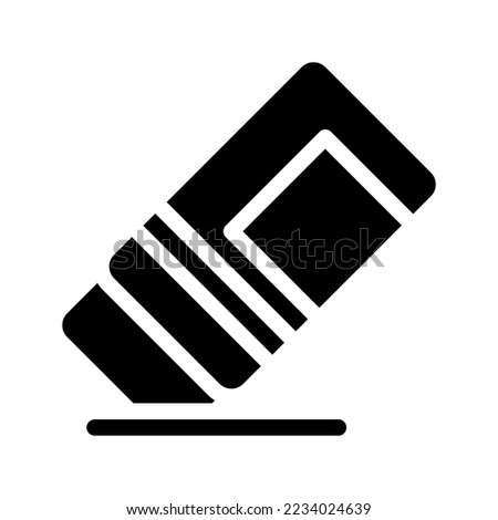 Eraser icon vector illustration logo template isolated on white background