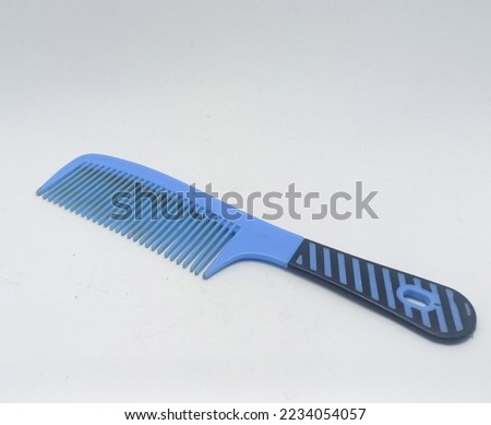 Isolated objects: Hair comb, on white background