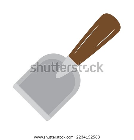 hand shovel icon on white background