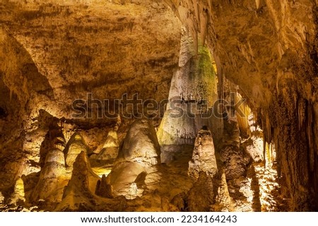 Carlsbad Caverns National Park in USA, New Mexico Royalty-Free Stock Photo #2234164243