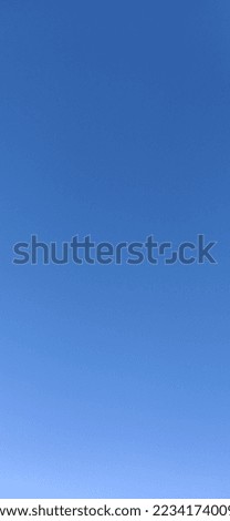 Clear Blue Sky Background Picture Potrait