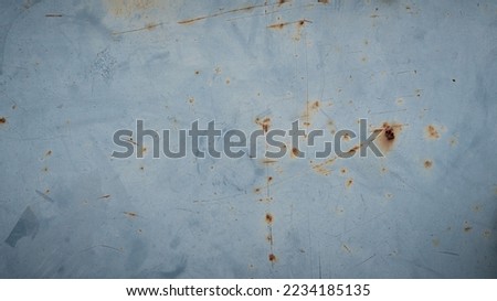 Blue rusty grunge rust metal abstract texture background.