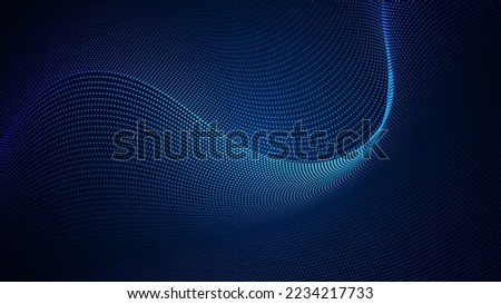 technology background with hi-tech digital  Royalty-Free Stock Photo #2234217733