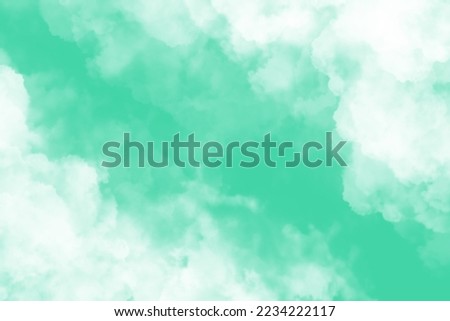 Sky and White Cloud Background