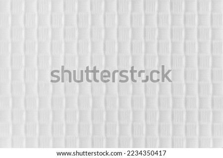 Mosaic pattern square abstract light white tile background texture design.