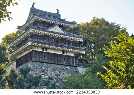 Nishio castle in Aichi Japan Royalty-Free Stock Photo #2234358839