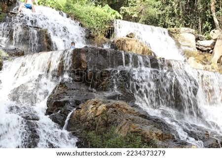 Mae Phun Waterfall, a popular tourist destination of Uttaradit Province, Thailand