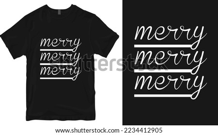 Christmas vector design for banner, poster, background, and T-Shirt design with Printable file.