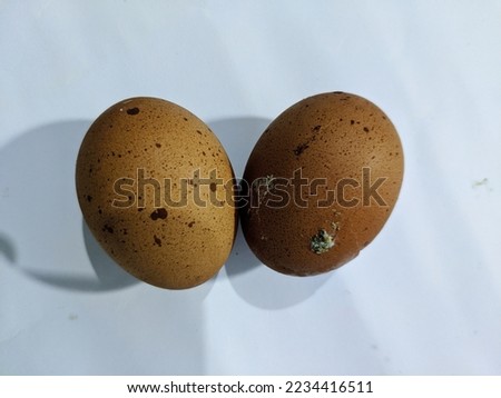 chicken eggs in Indonesia. raw