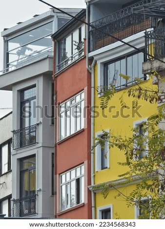 The picture of the buildings architecture in Istanbul, Turkey
Beautiful design and colors.