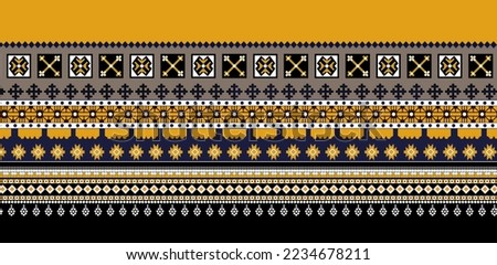 African Ikat paisley ethnic oriental seamless pattern traditional PATTERNS FOR PRINTS