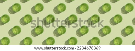 Seamless pattern. A container with a transparent hyaluronic gel or serum on a green background. Cosmetic skin care product. Wellness and beauty concept.