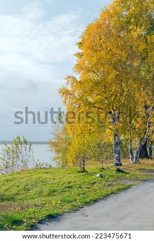 Golden autumn in Russia