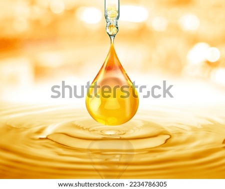 drop of essential oil for cosmetics products Royalty-Free Stock Photo #2234786305